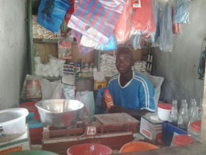 Father of RKM family tending his shop.