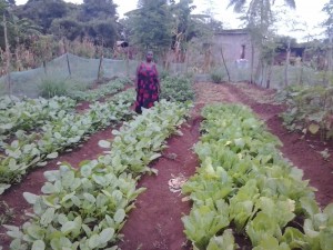 Mama GMA in her garden.