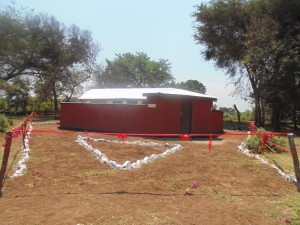 Rau River Primary School's new toilet facility.