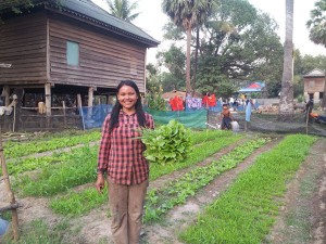 KLK family holding cabbage