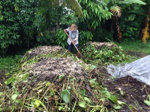 RM making compost